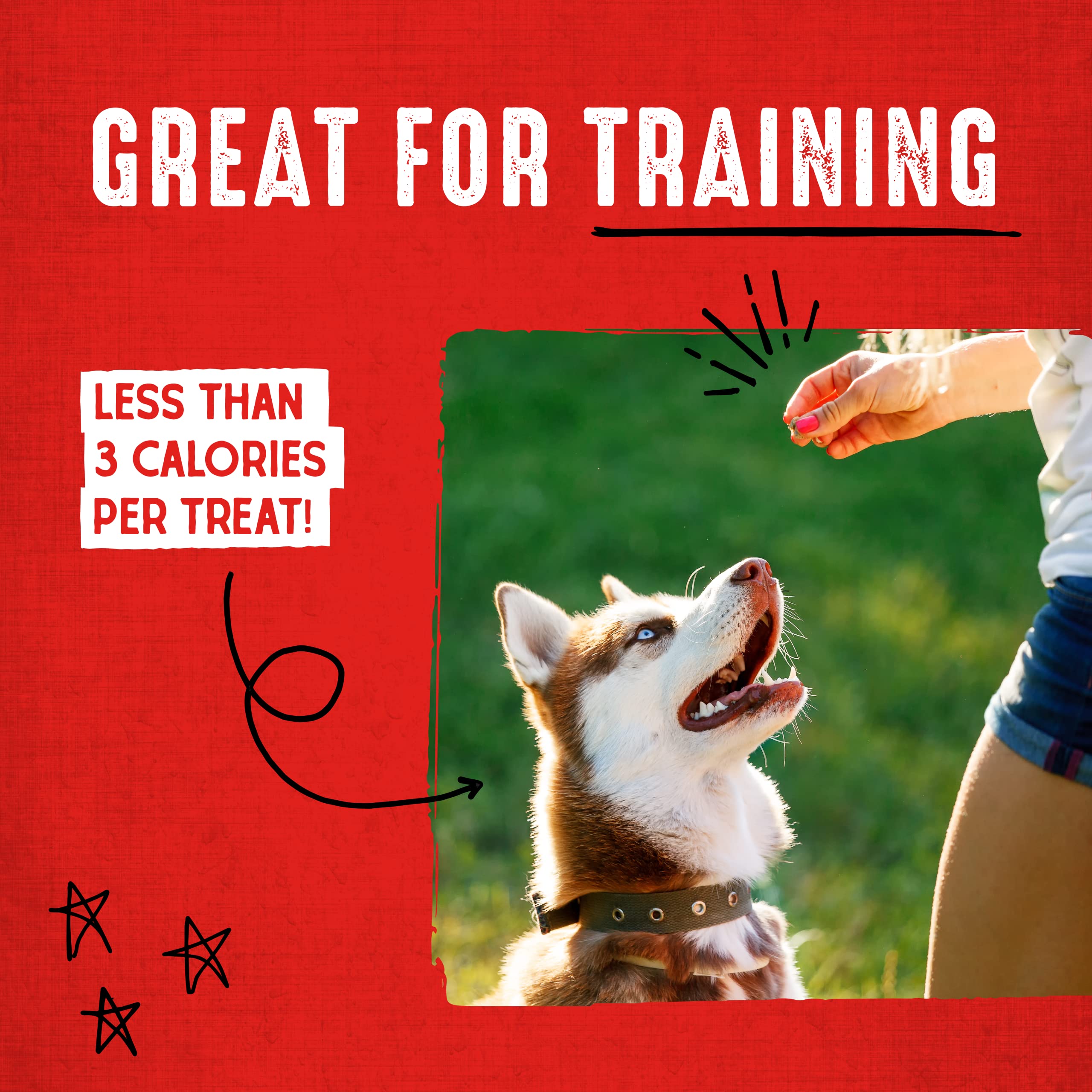 Stella & Chewy's soft-texture duck treats gentle on aging teeth for seniors.