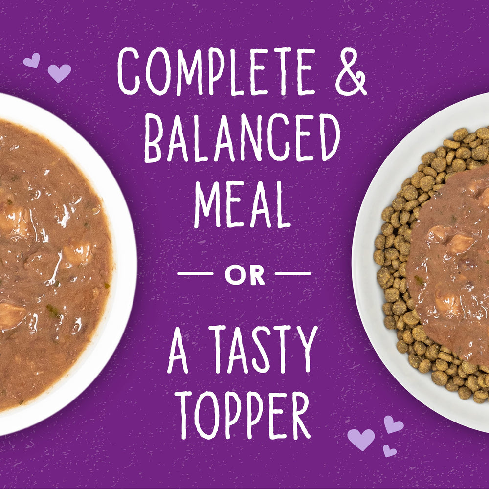 Stella & Chewy's taurine and fiber support heart and digestion.