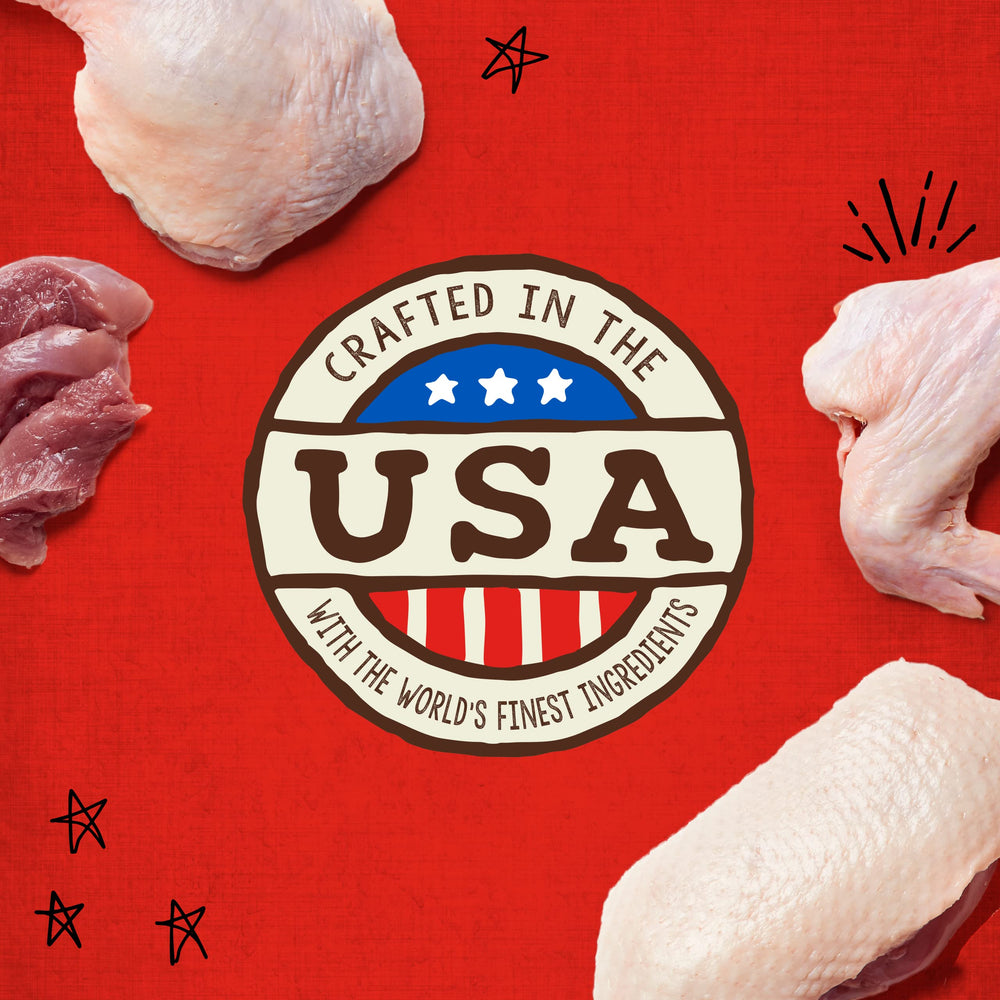 Stella & Chewy's USA kitchen-made quality preserved in a compact bag.