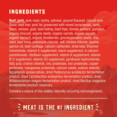 Stella & Chewy's Wild Red ingredients list with six animal proteins for taste variety