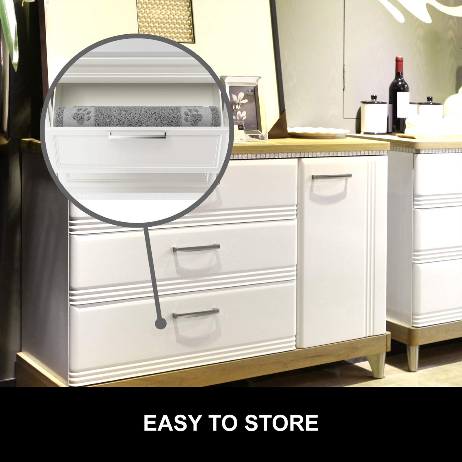 STELLAIRE CHERN roll-and-store design for compact storage