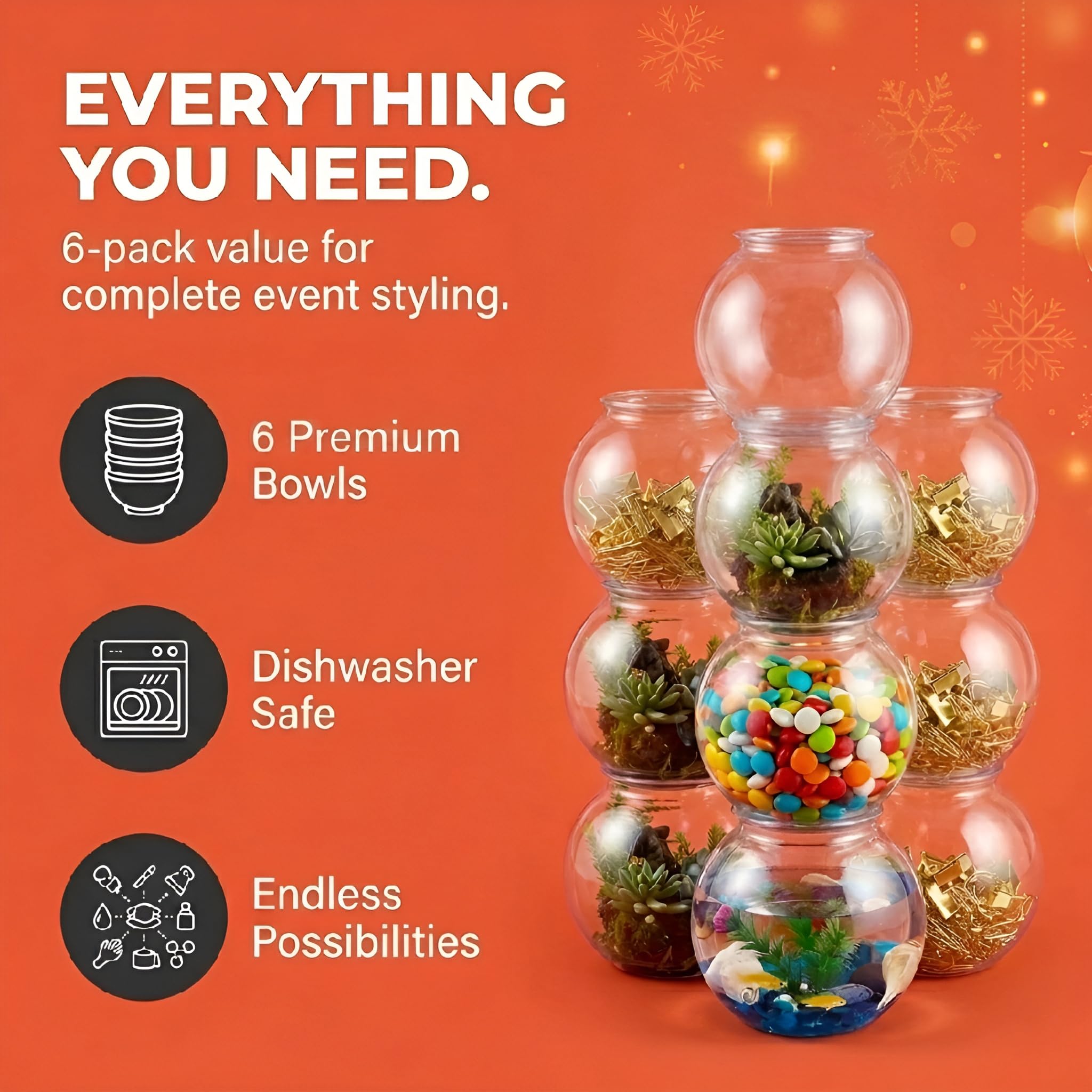 Sterline bowls suit crafts, gifts, and classroom activities.