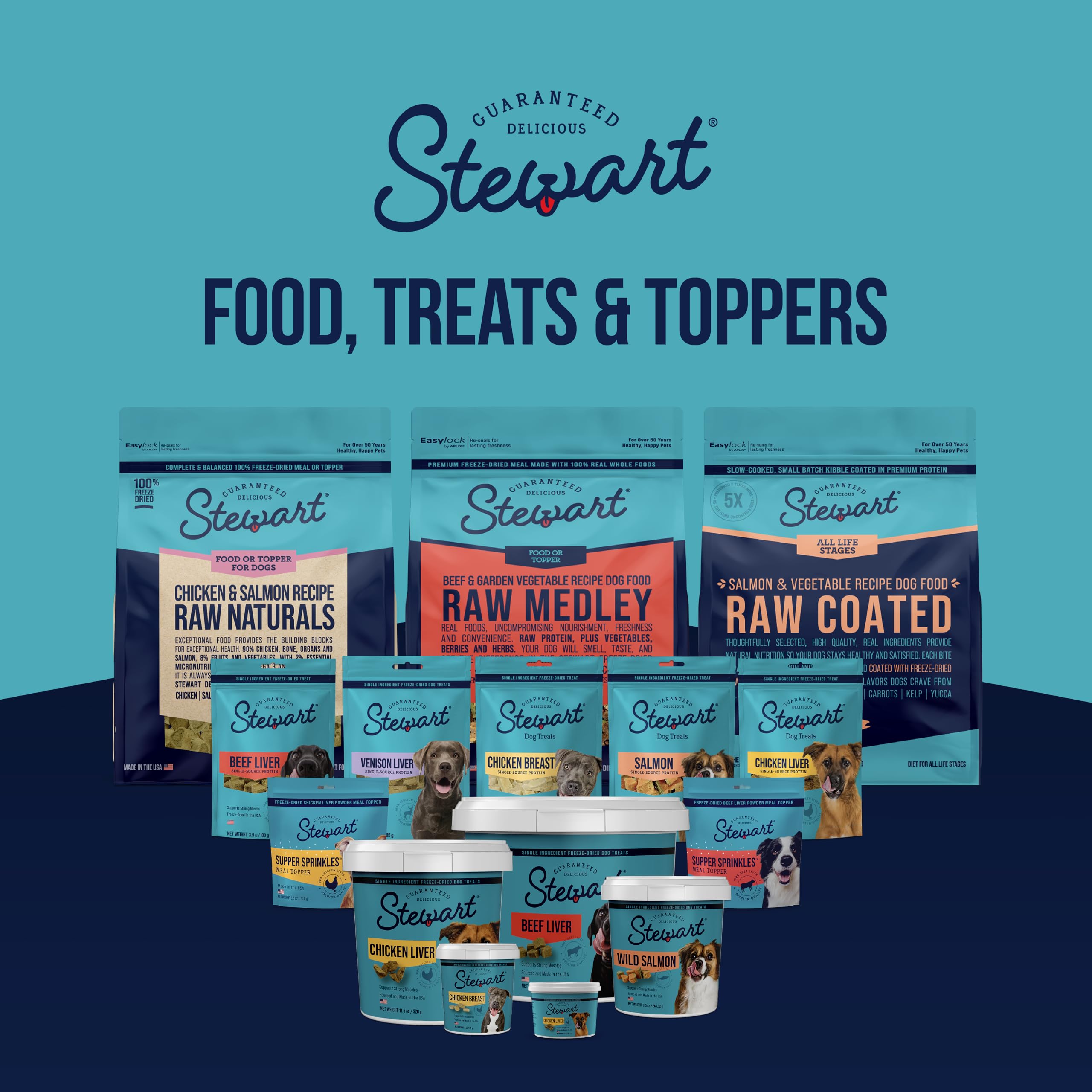 Portable Stewart beef liver treats on the kitchen counter.