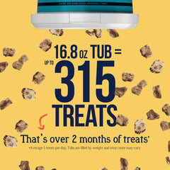 Stewart freeze-dried chicken liver pieces ideal for training and toppers