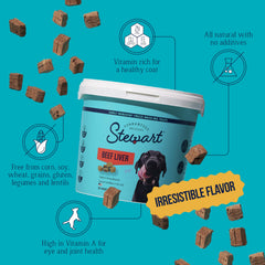 Professional trainer approved Stewart treats favored for consistent rewards.