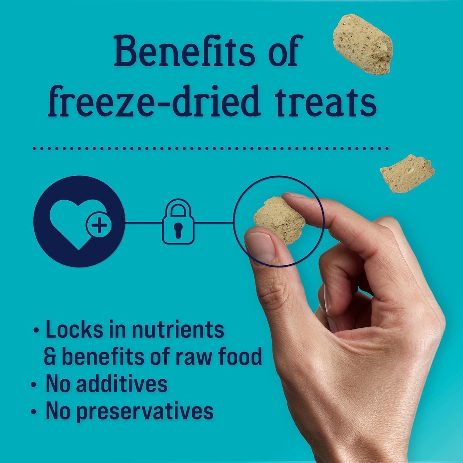 Re-sealable PuffTops pouch keeps freshness between uses.