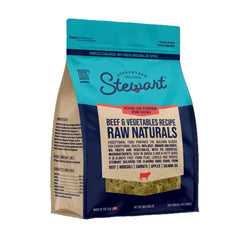 Stewart Raw Naturals rehydration step showing preparing a complete meal