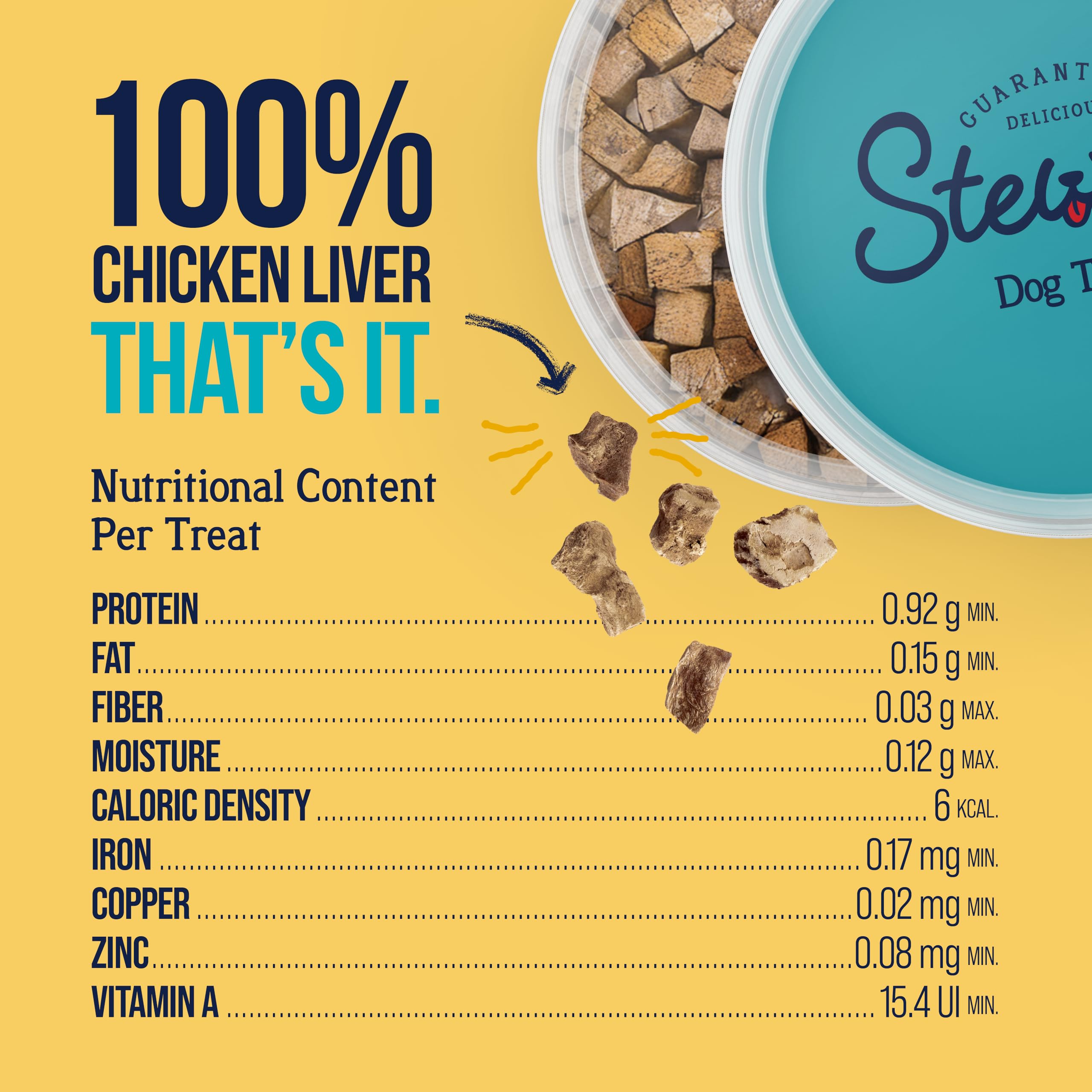 Stewart resealable tub keeps treats fresh between uses