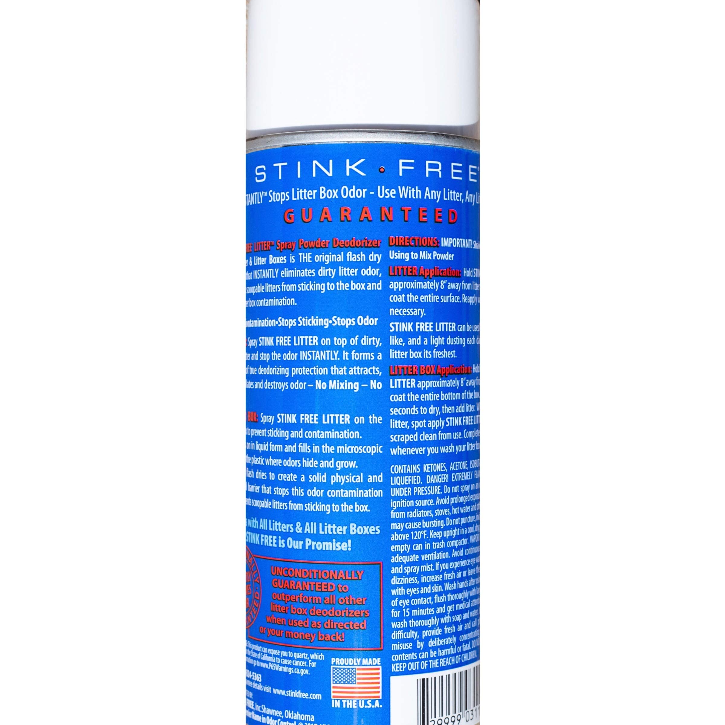 Stink Free easy-clean design helps quick litter box refresh.