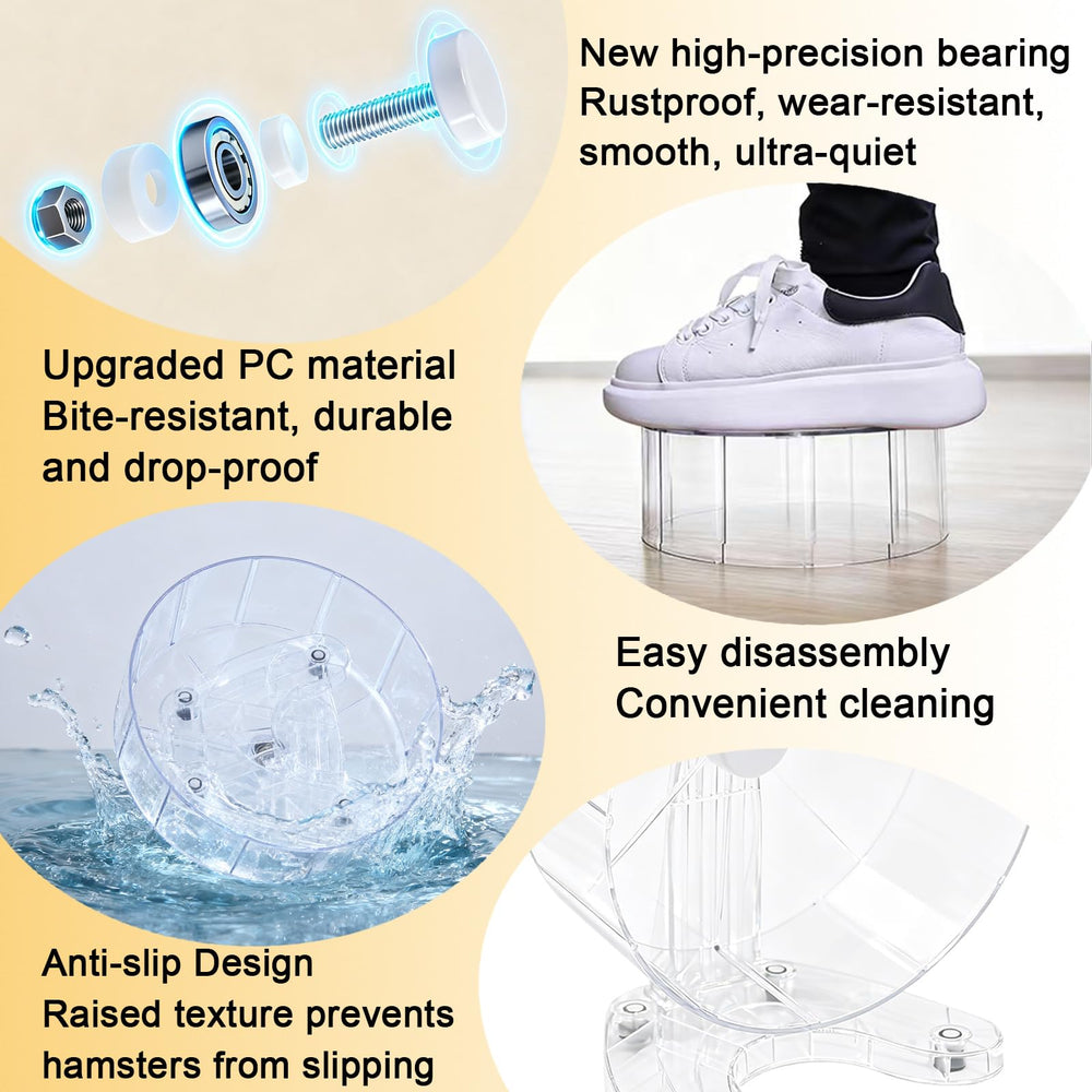 Durable PC material keeps the wheel safe and long-lasting.