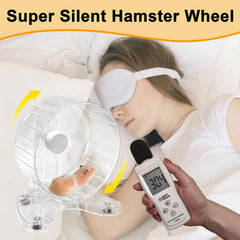 Stinzgie hamster wheel quiet rotation highlights ultra-quiet bearings keeping nights peaceful.