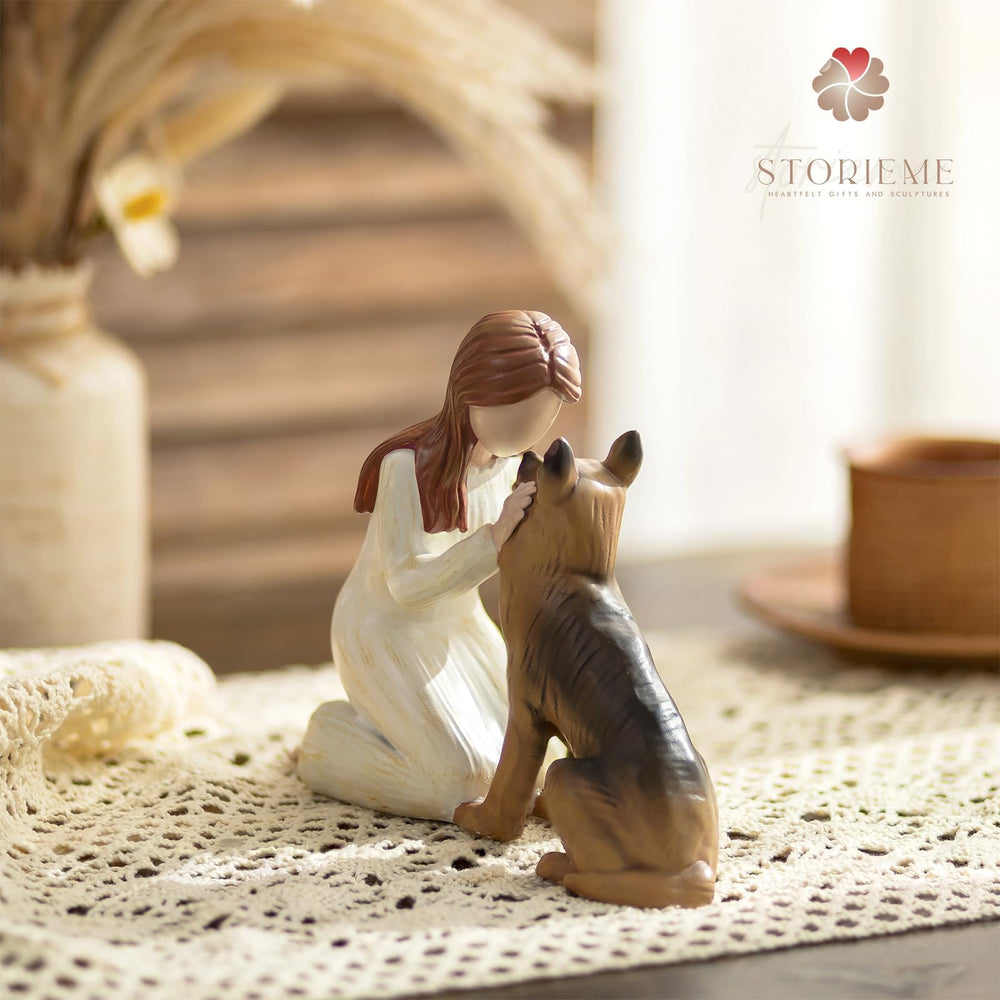 Storieme resin figure with durable, fade-resistant finish for lasting keepsake.