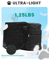 STRAODTIC water-resistant exterior keeps the carrier easy to clean during travel.