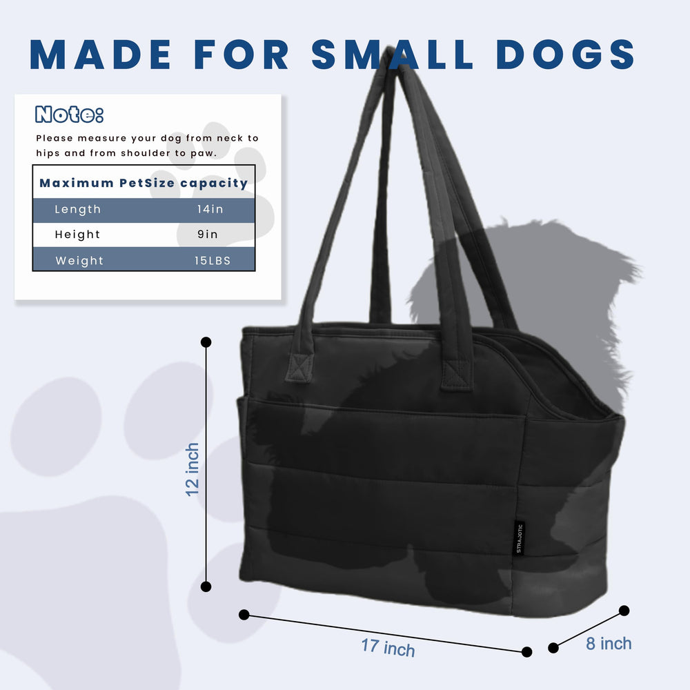 Straodtic built-in safety leash clip prevents escapes during crowded shopping trips.