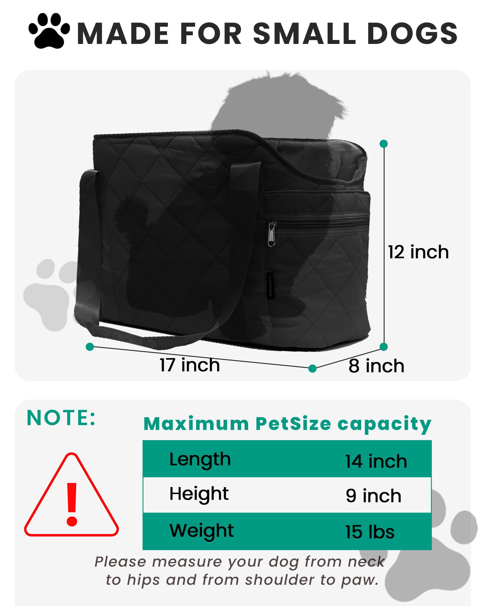STRAODTIC inside safety leash clip secures your pet during walks.