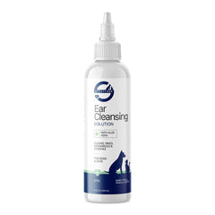 Stratford Ear Cleaner bottle pour showing easy application for pets