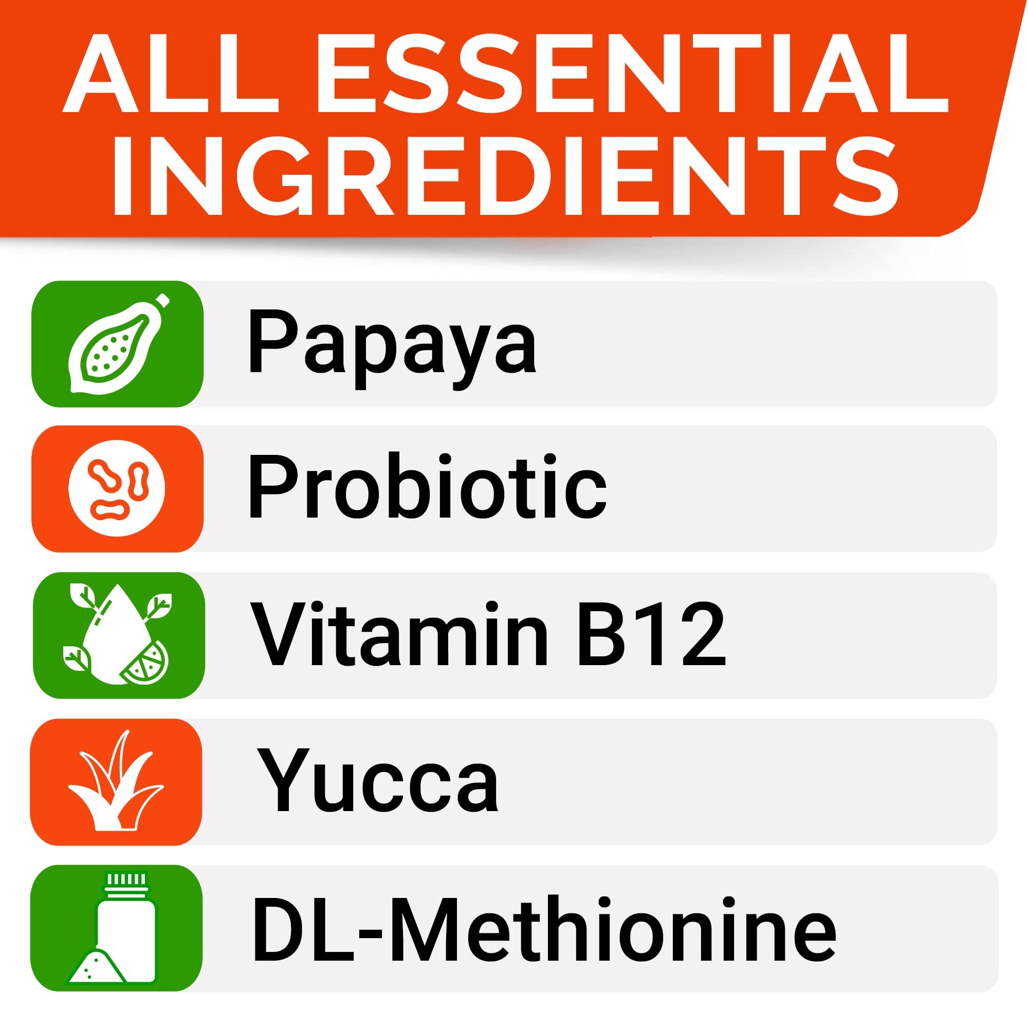 STRELLALAB DL-Methionine and enzymes support lawn-friendly results when fed regularly