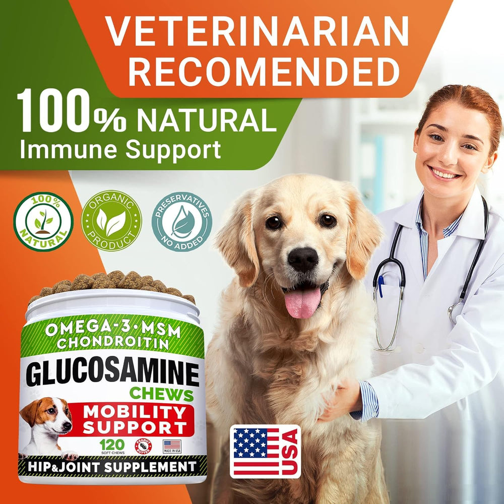 STRELLALAB label lists glucosamine, chondroitin, MSM and omega-3.