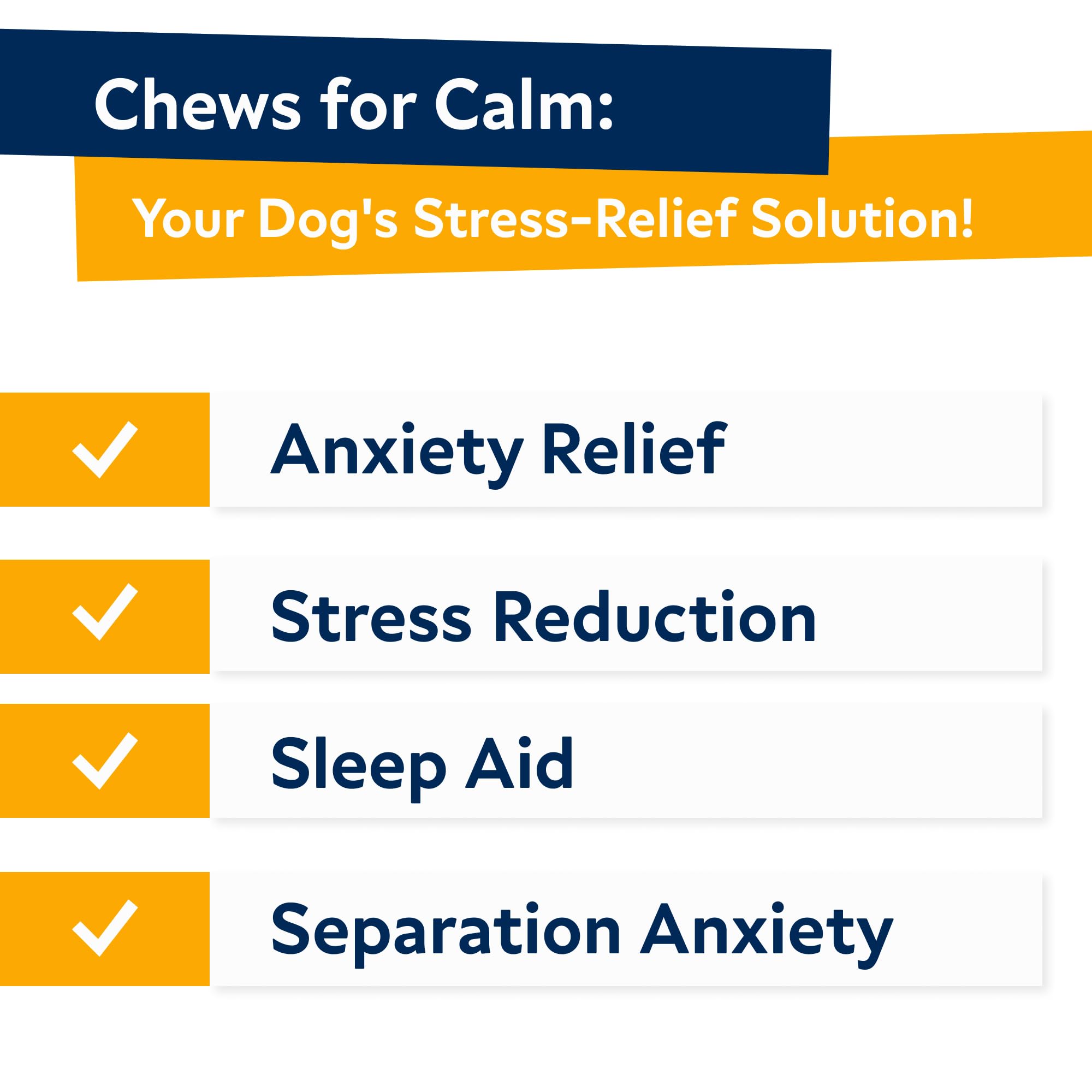 STRELLALAB calming chews jar closeup, soft treat for anxious dogs