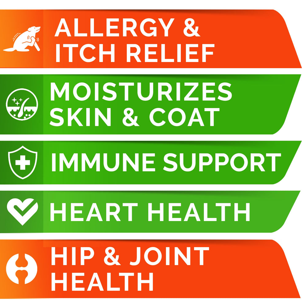 STRELLALAB hot spots relief chews soothe irritated skin for dogs