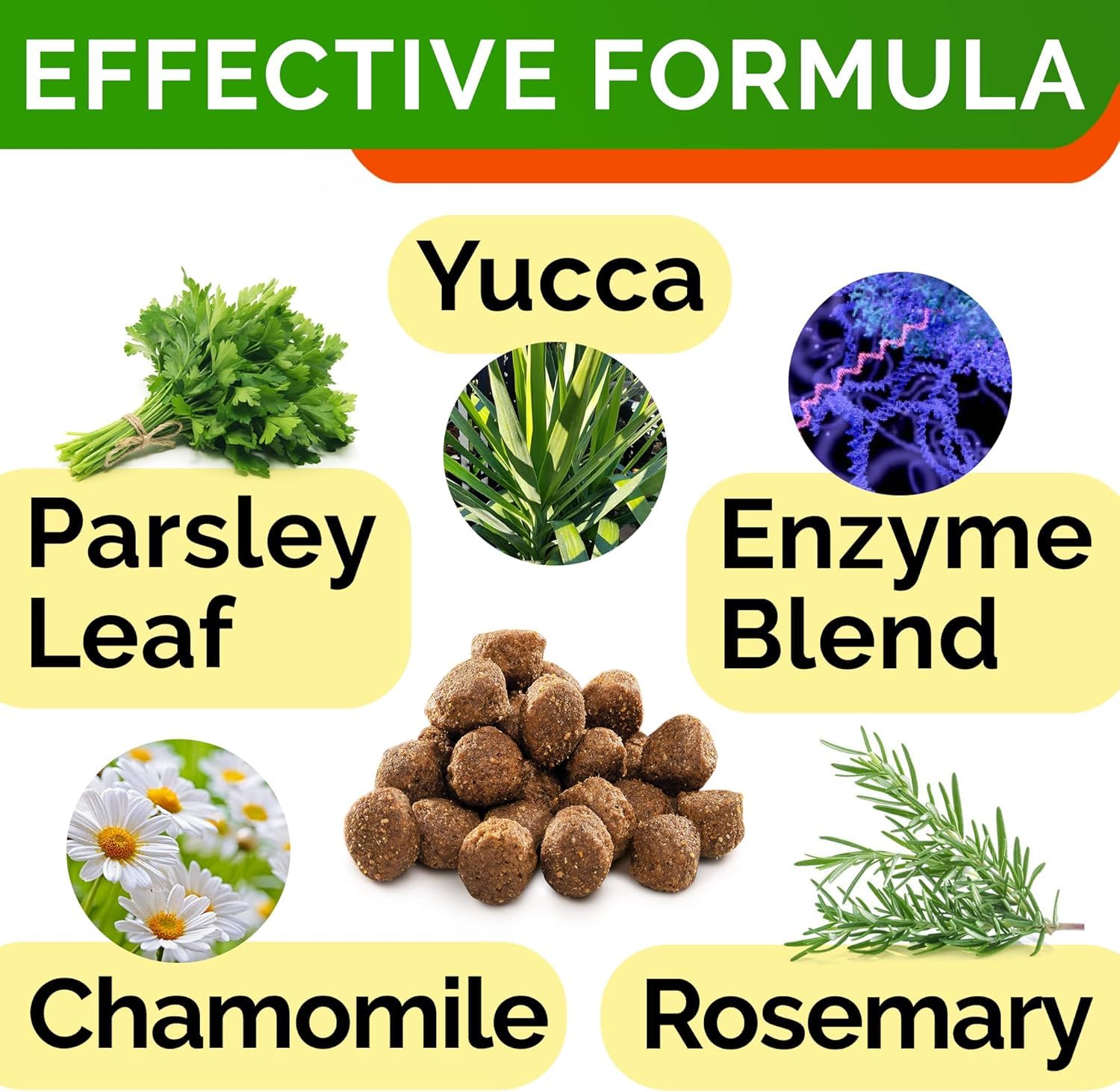 STRELLALAB No Poo Chews made in the USA with quality ingredients.