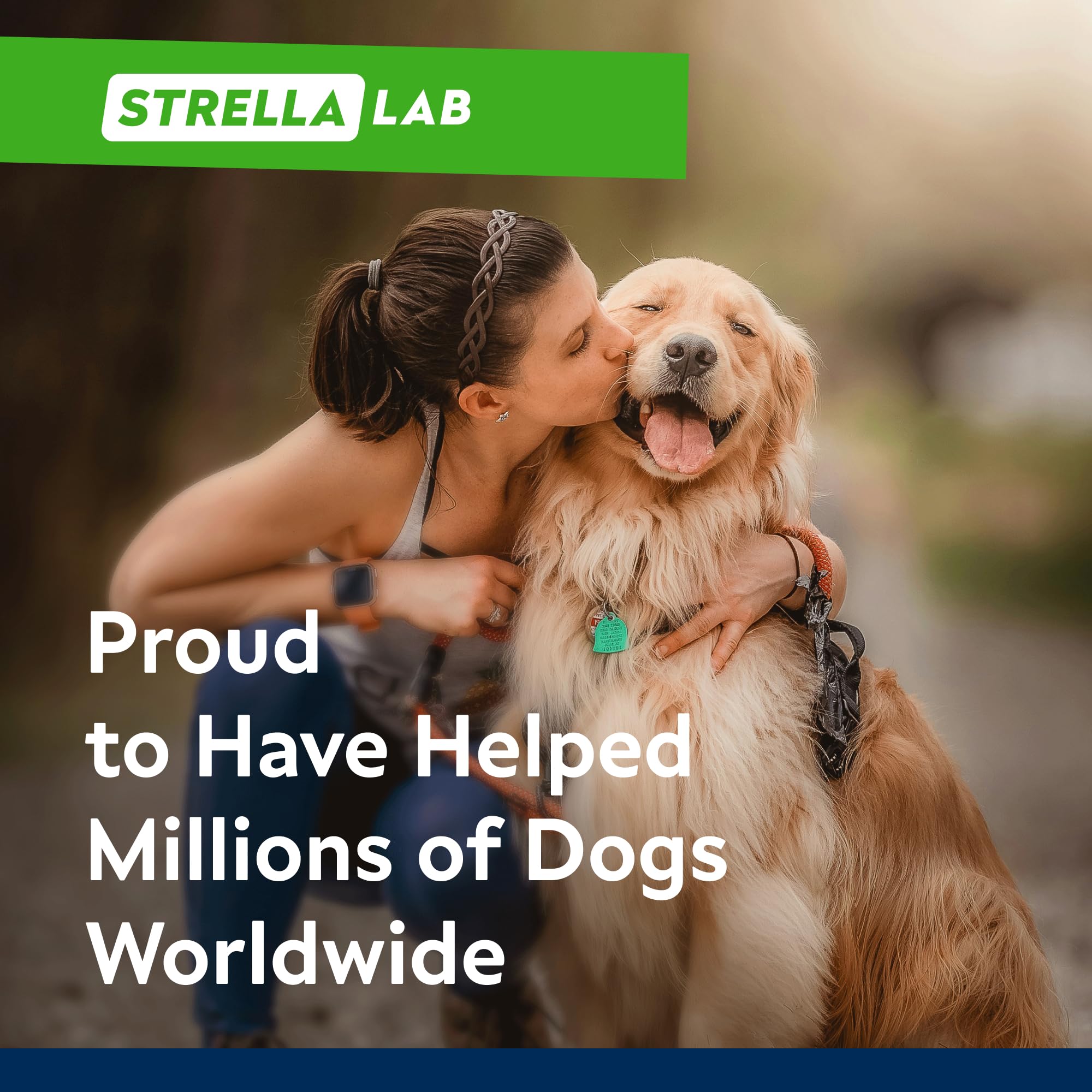 STRELLALAB No Poo Chews packaging closeup captures resealable container and product integrity