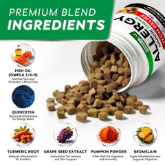 STRELLALAB omega-3 enriched dog chews with fish oil for healthy skin
