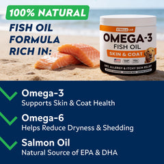 STRELLALAB Omega-3 chews soothe dry skin and hotspots in dogs