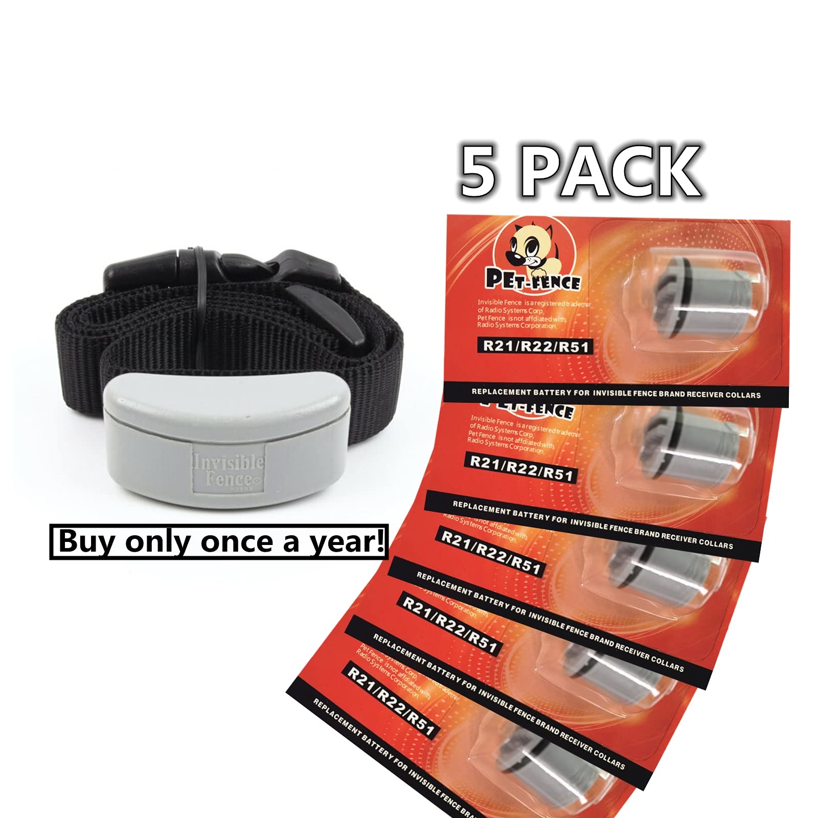 Streng-Cell waterproof battery protecting the collar receiver.