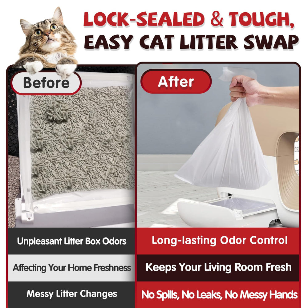 StreytoTek Petsnowy 120-pack provides long-term litter management.