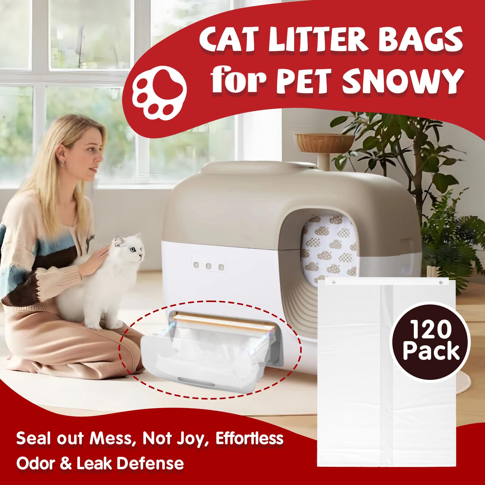 StreytoTek Petsnowy odor-control liner keeps home smelling fresh.