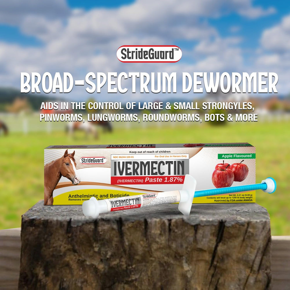 StrideGuard quality and safety seal on every dose.