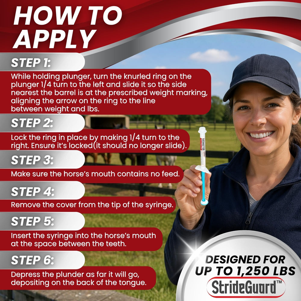 Ideal for stables, farms, and professionals using StrideGuard