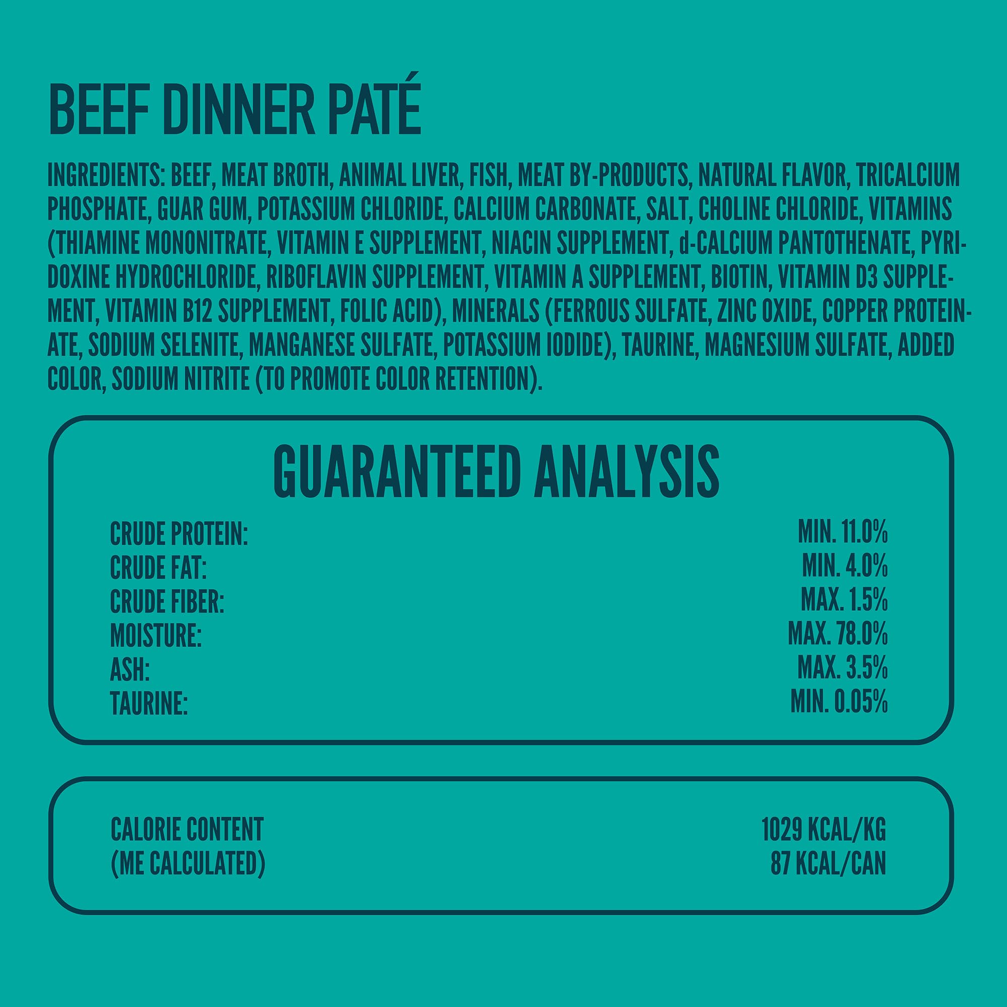 Strongheart beef dinner pate close-up highlighting silky texture