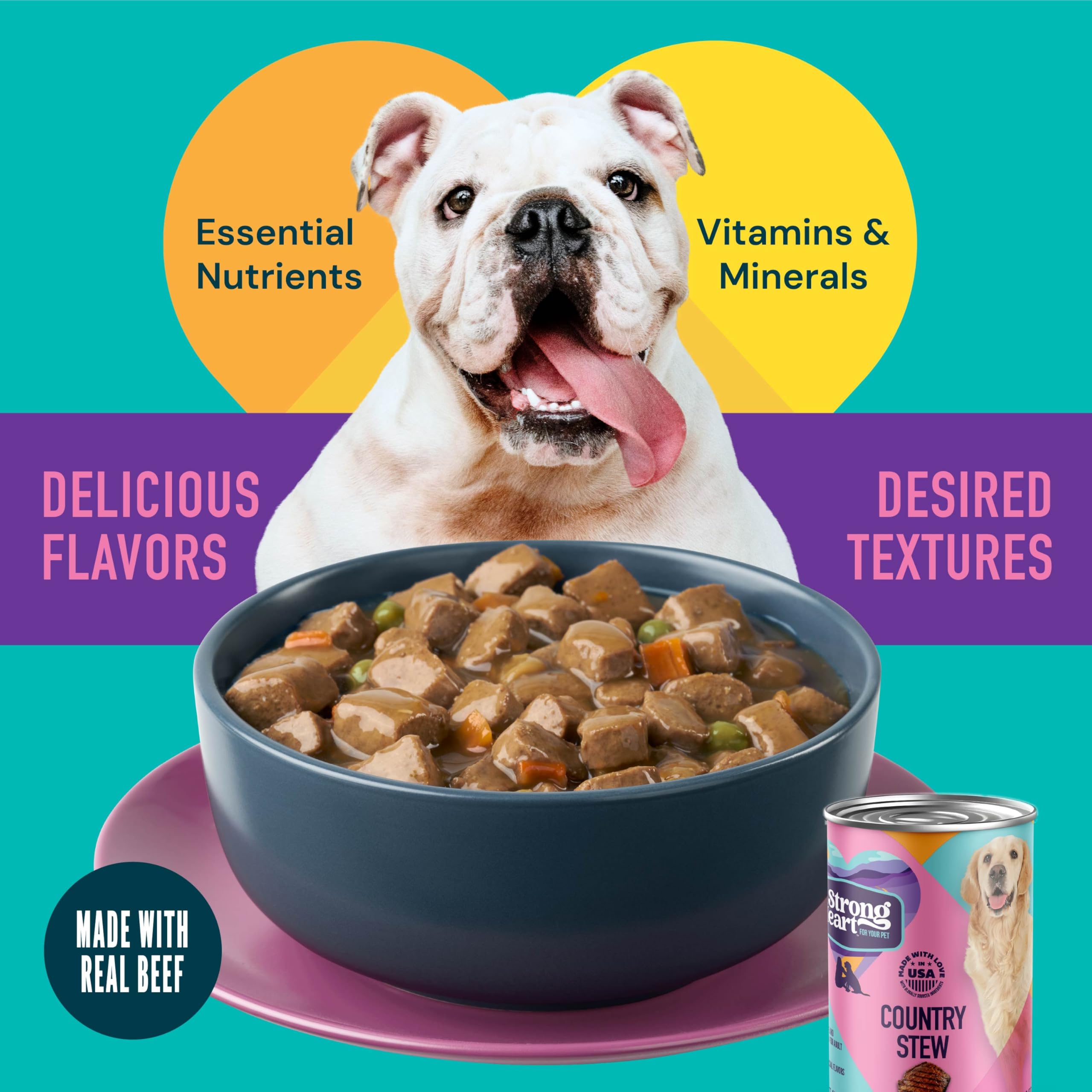 Strongheart Country Stew suitable for dogs of all life stages