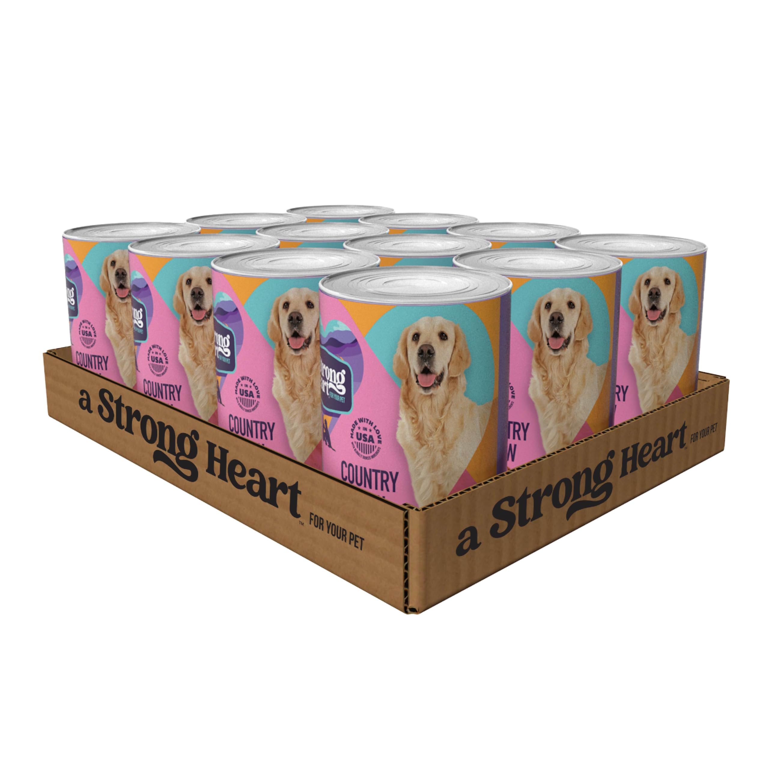 Strongheart Country Stew beef in a bowl for a hearty meal