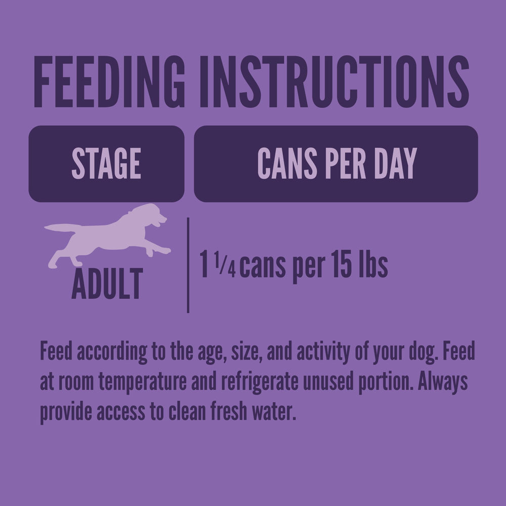 Strongheart nutrition-balance label highlighting vitamins and minerals for dogs.