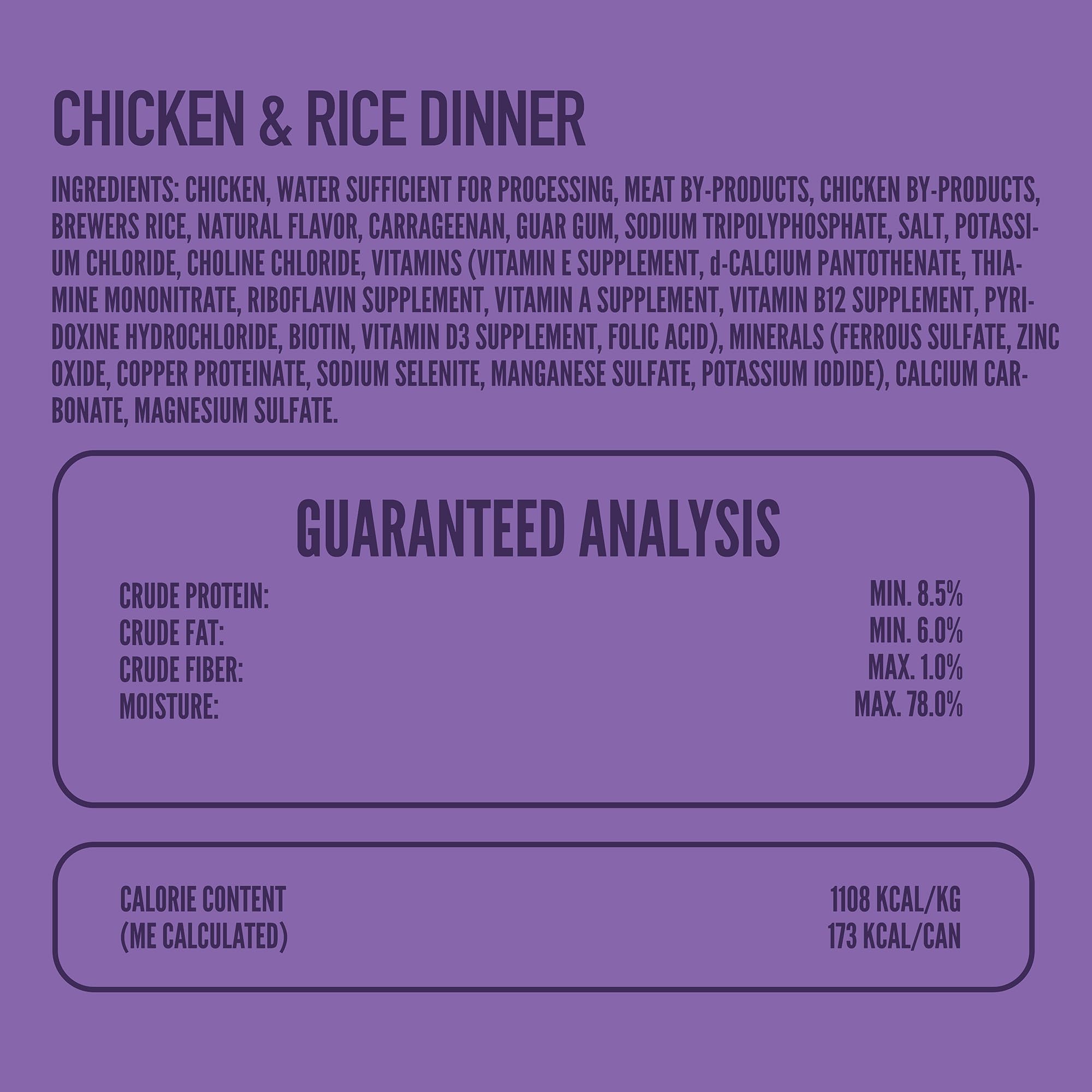 Strongheart wet dog food cans closeup highlights real chicken protein and texture