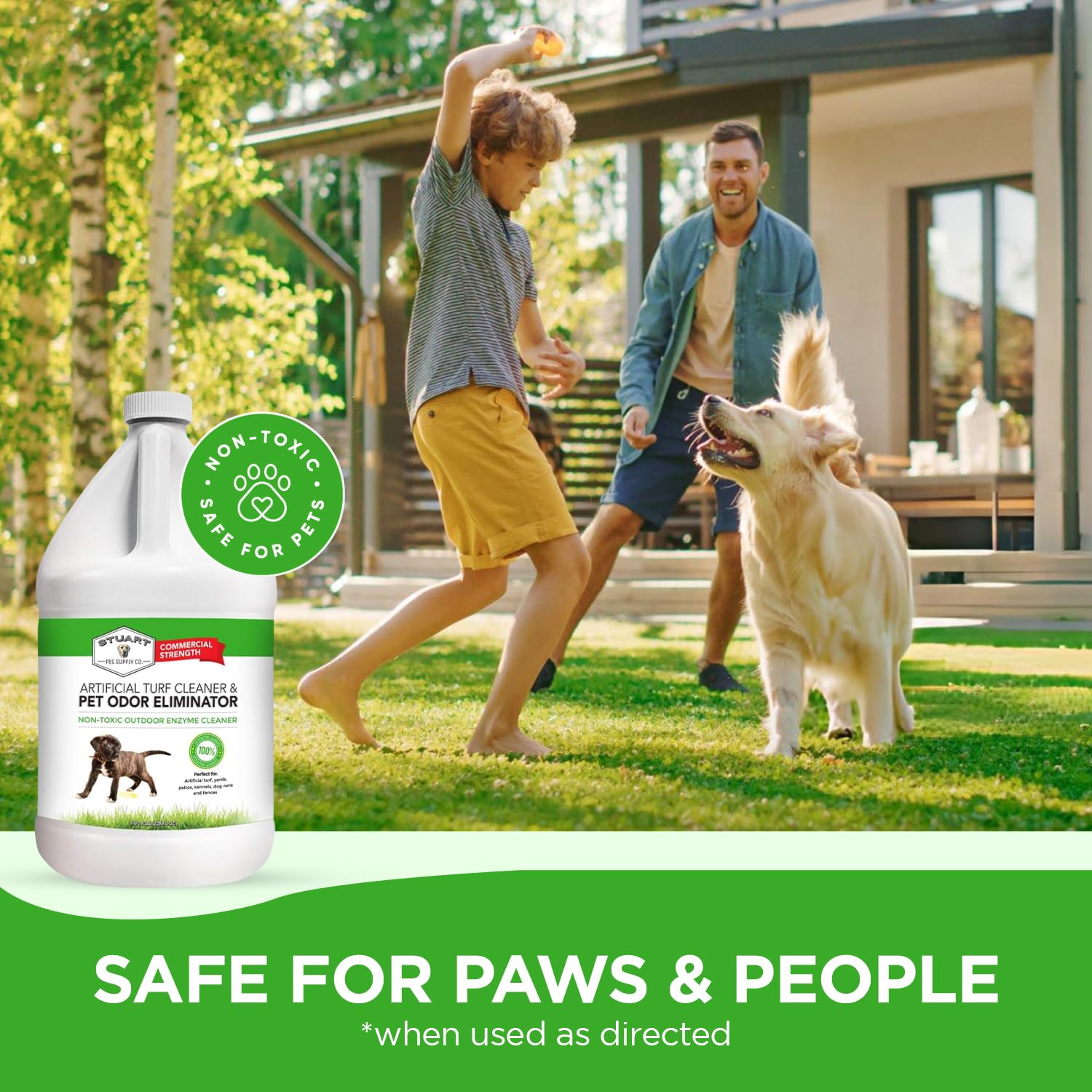 Stuart Pet Supply Co. biotech microorganisms digest uric acid and stains