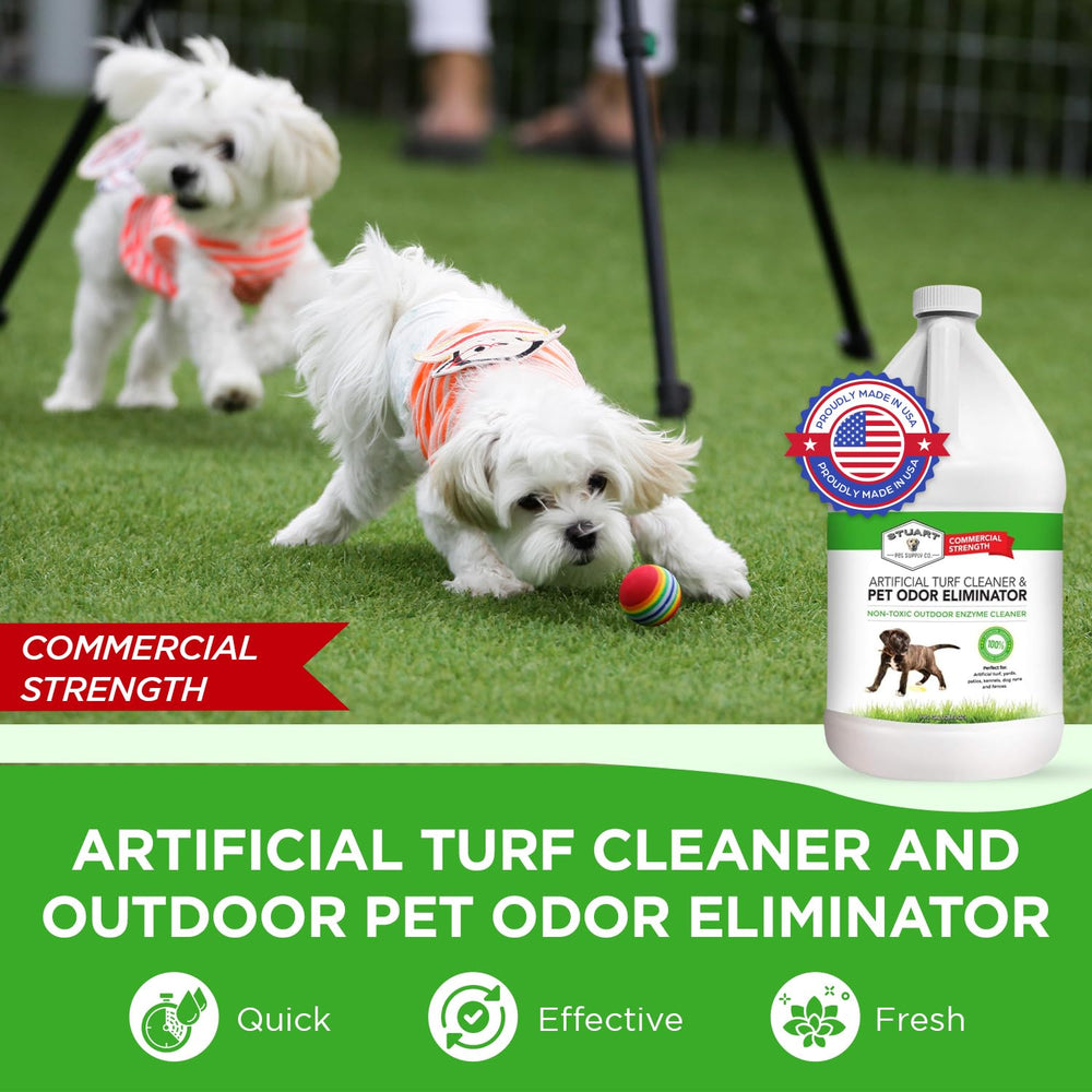 Stuart Pet Supply Co. outdoor odor eliminator concentrate logo label for outdoor use