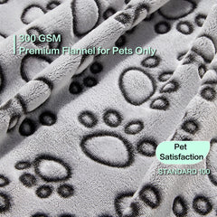 Stuffed premium soft dog blanket 43x66 inch—large coverage for medium to large dogs.