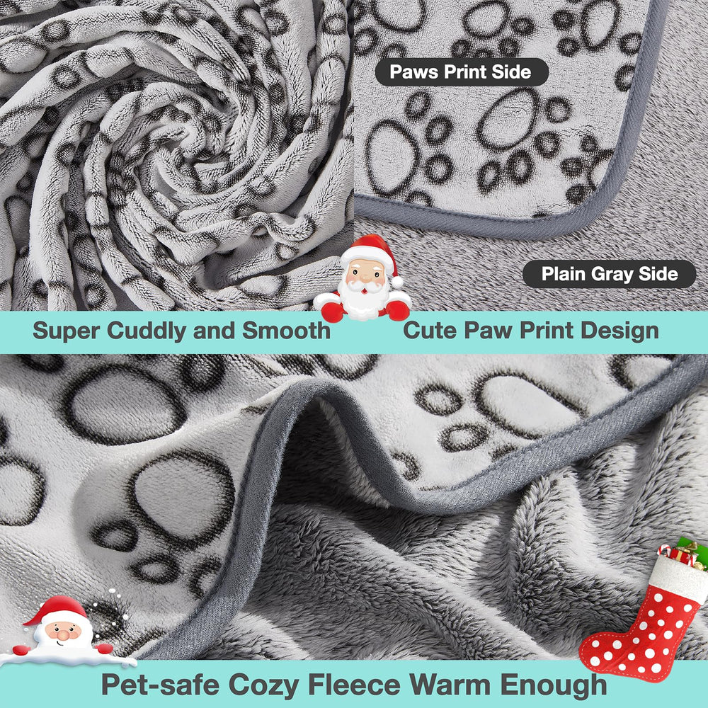 Stuffed premium soft dog blanket couch protection—reduces pet hair on furniture.
