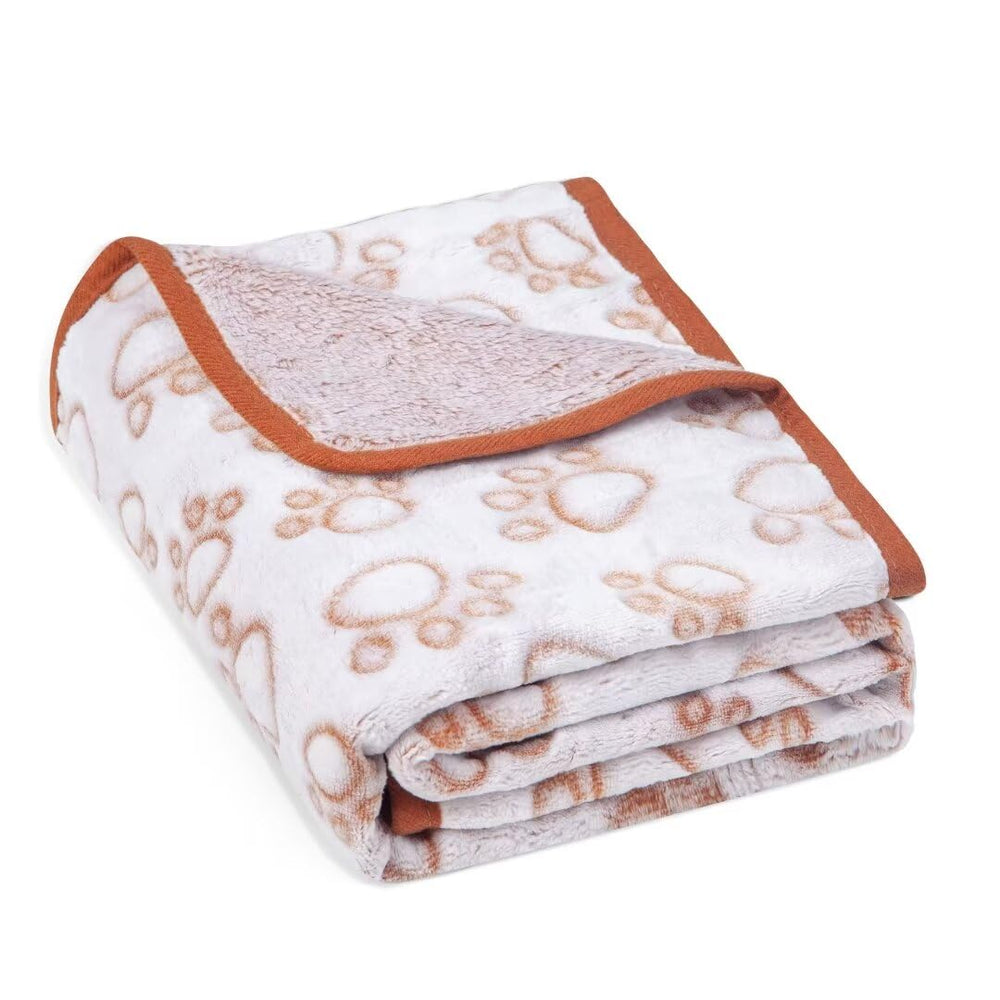 Stuffed rescue-center friendly blanket ready for gifting.