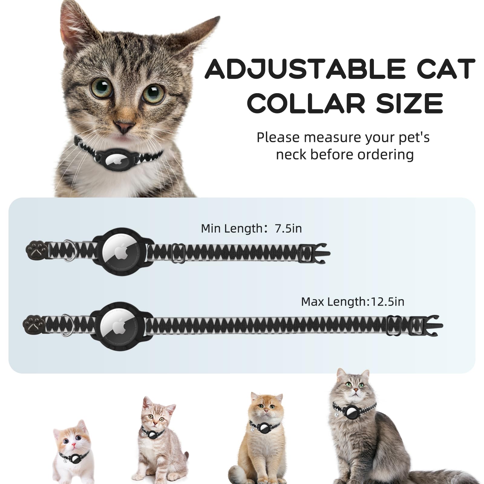 Sucegi adjustable stretch design fits 8–12.5 inches for secure wear
