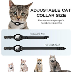Sucegi AirTag cat collar integrated bell adds an audible safety cue.