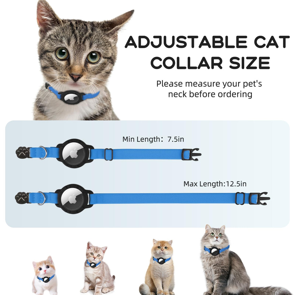 Sucegi AirTag Cat Collar buckle highlights durable closure for daily wear.