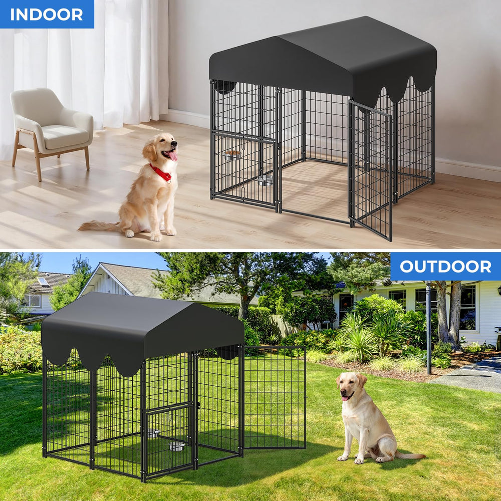 Generous 4.5 ft height provides space for dogs, cats, and small livestock.