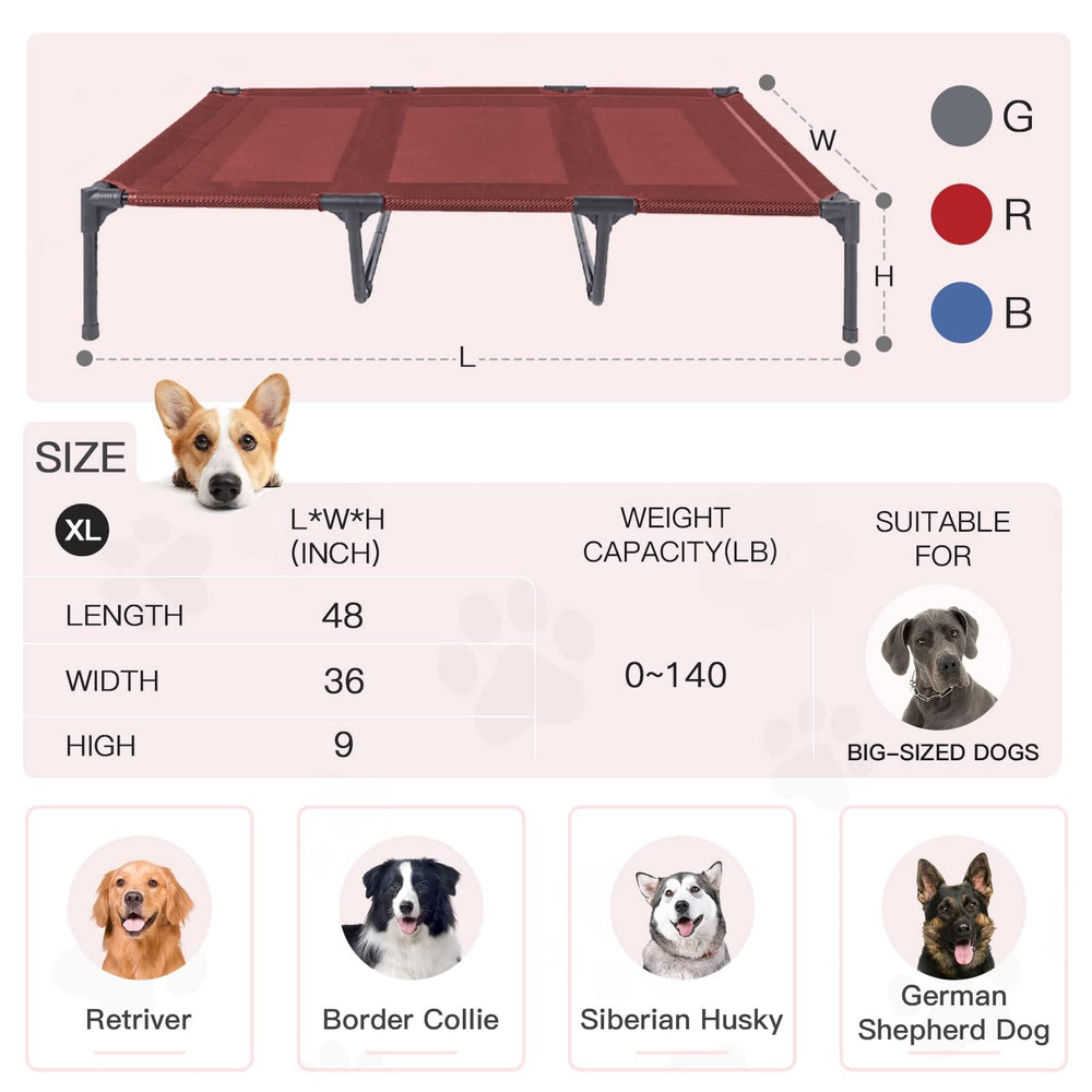 Suddus one-piece PVC cover emphasizes chew-resistant durability and easy cleaning.