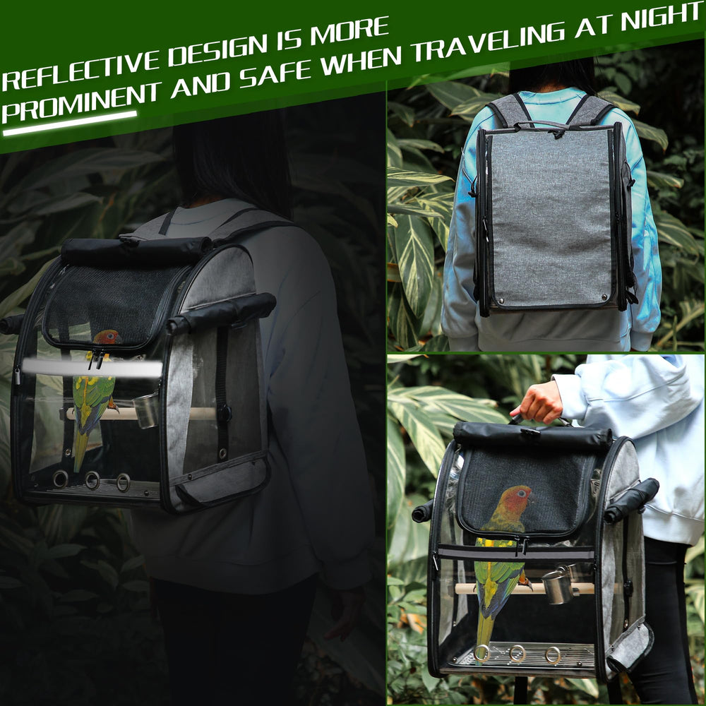 Suertree anti-scratch side mesh provides visibility and ventilation for travel.