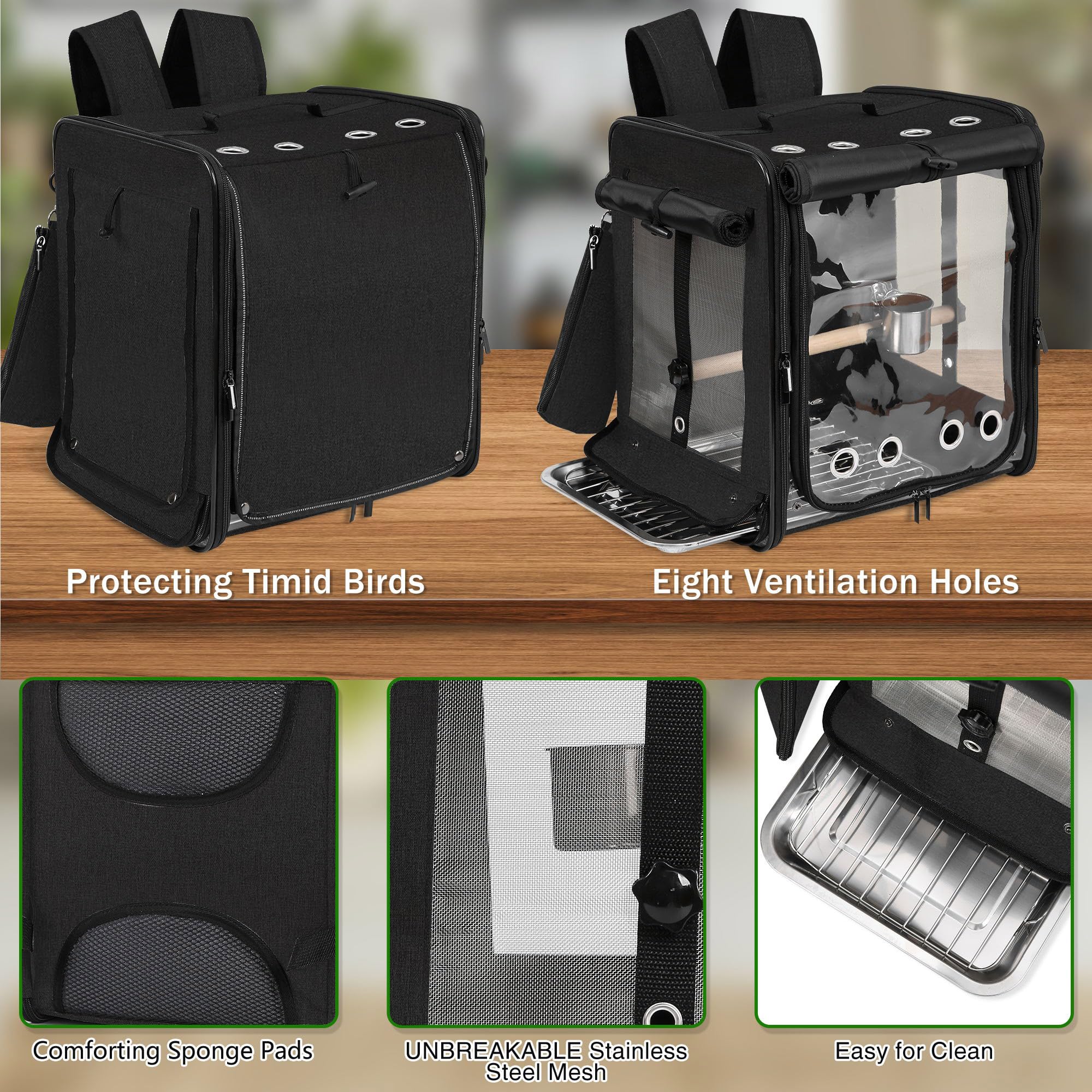 Suertree bottom-opening tray enables on-the-go cleaning.